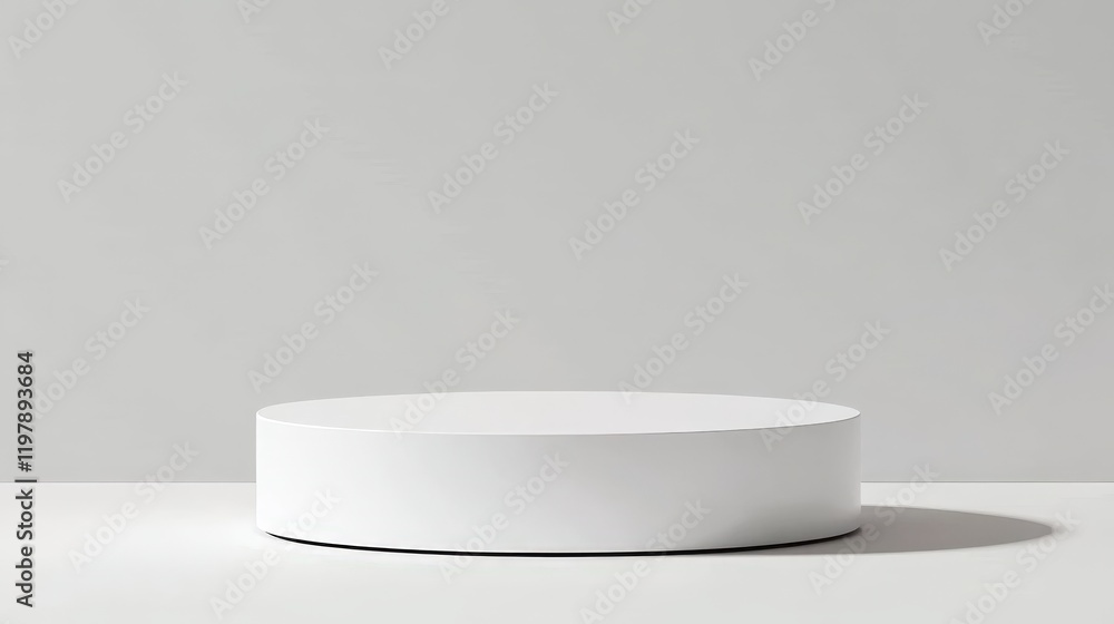 Aufkleber versatile platform with empty space for showcasing items.