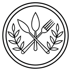 Professional food brand logo vector illustration perfect for company branding, business identity, and creative marketing. Ideal for packaging and corporate logo designs.
