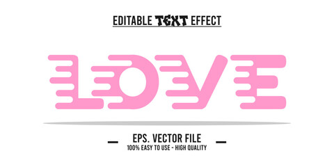 love typography word, vector illustration design, for poster design needs, banners, advertisements and others. Valentine's Day love and affection in an illustration art, eps file