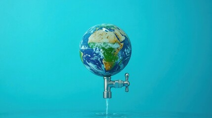 World Water Day creative design, promoting water conservation awareness.