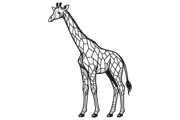 Giraffe Line drawing