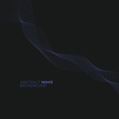 Fototapeta premium Minimalist simple background with wavy lines