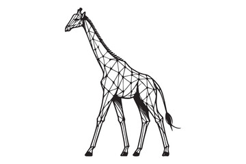 Giraffe Line drawing