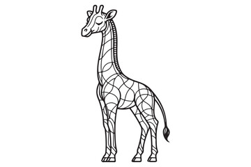 Giraffe Line drawing