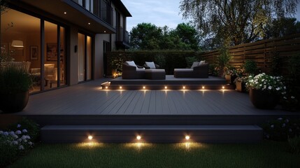 Elevate your outdoor spaces with this innovative decking option.