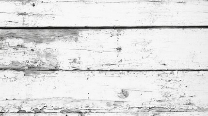 Obraz premium Rustic White Weathered Wood Planks Textured Background Design
