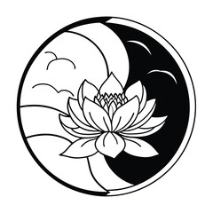 Professional health and wellness logo vector art for business branding. Modern, clean, and versatile design perfect for company identity and holistic branding needs.