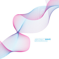 Minimalist simple background with wavy lines