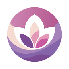 Professional health and wellness logo vector art for business branding. Modern, clean, and versatile design perfect for company identity and holistic branding needs.