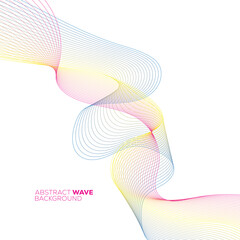 Minimalist simple background with wavy lines