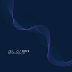 Minimalist simple background with wavy lines