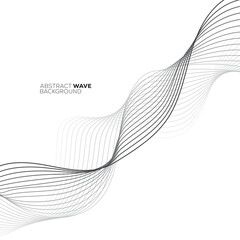 Minimalist simple background with wavy lines