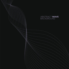 Minimalist simple background with wavy lines