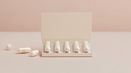 Elegant Capsules in Minimalist Packaging