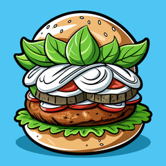 burger with cheese