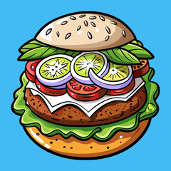 burger with cheese