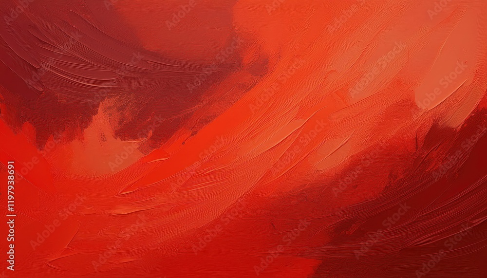 Poster vibrant abstract red paint wallpaper a dynamic play of textures and colors, creating a modern artist