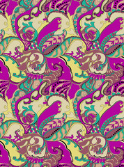 Vibrant Digital Abstract Design with Eye-catching Effects