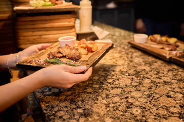Experience an Elegant Dinner Service complete with exquisite Gourmet Plates for all occasions