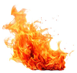 PNG blazing fiery flames graphic.