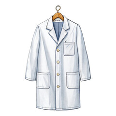 white shirt isolated on white