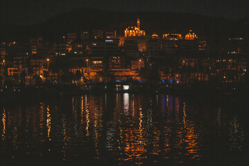 night view of the city