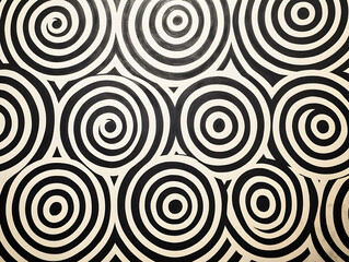 A simple abstract design with wavy lines in navy blue and white