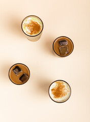 Coffee and matcha minimalism.