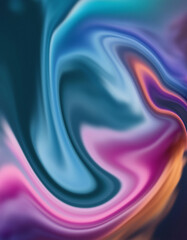 Smooth flowing waves of satin fabric in shades of blue and purple with a soft, light texture creating a beautiful abstract design