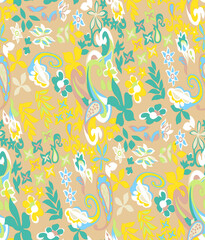 Vibrant Digital Abstract Design with Eye-catching Effects