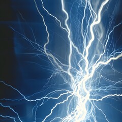 Fototapeta premium electric electricity power lines electric tower electric current