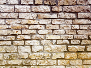 Brown stone wall texture background.