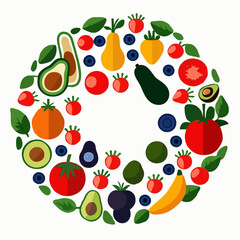 Fresh Farm-to-Table Food Circle