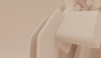 3d Abstract Design. 3d render © neurostructure