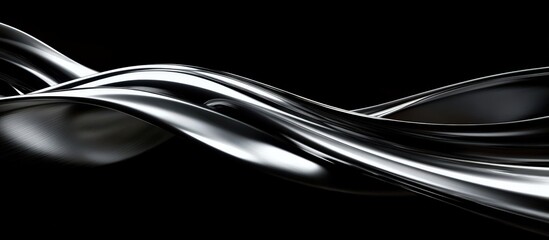 Obraz premium Unique copy space image created with intersecting streamlines.