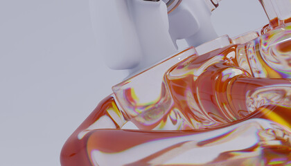 3d Abstract Design. 3d render © neurostructure