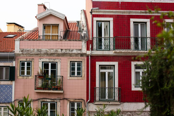 Obraz premium Detail of typical houses in Porto, Portugal, Europe.