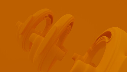 3d Abstract Design. 3d render © neurostructure