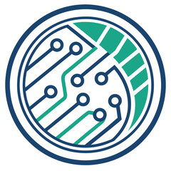 Modern Tech Innovators logo vector art for company branding. Sleek, professional, and creative design for business identity and corporate logos. Perfect for tech-driven industries.