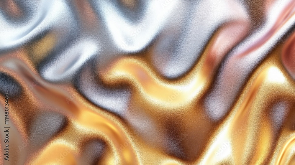 Poster swirling metallic patterns create a dynamic visual experience with rich textures and colors. generat