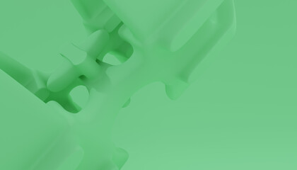 3d Abstract Design. 3d render © neurostructure