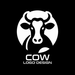 Cow Vector Logo Design