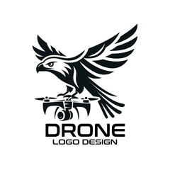 Drone Vector Logo Design