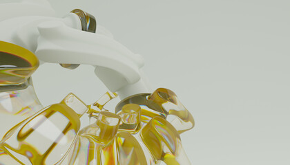 3d Abstract Design. 3d render © neurostructure