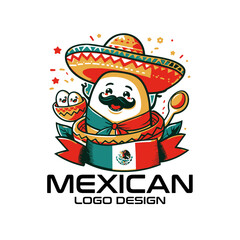 Mexican Vector Logo Design