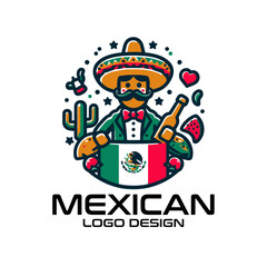 Mexican Vector Logo Design