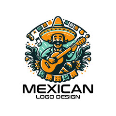 Mexican Vector Logo Design