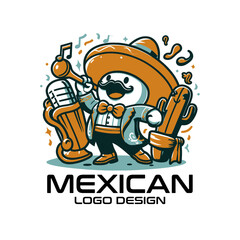 Mexican Vector Logo Design