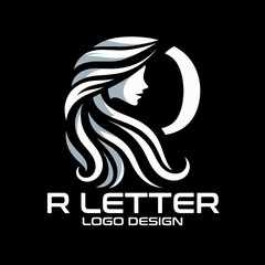 R Letter Vector Logo Design