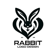 Rabbit Vector Logo Design